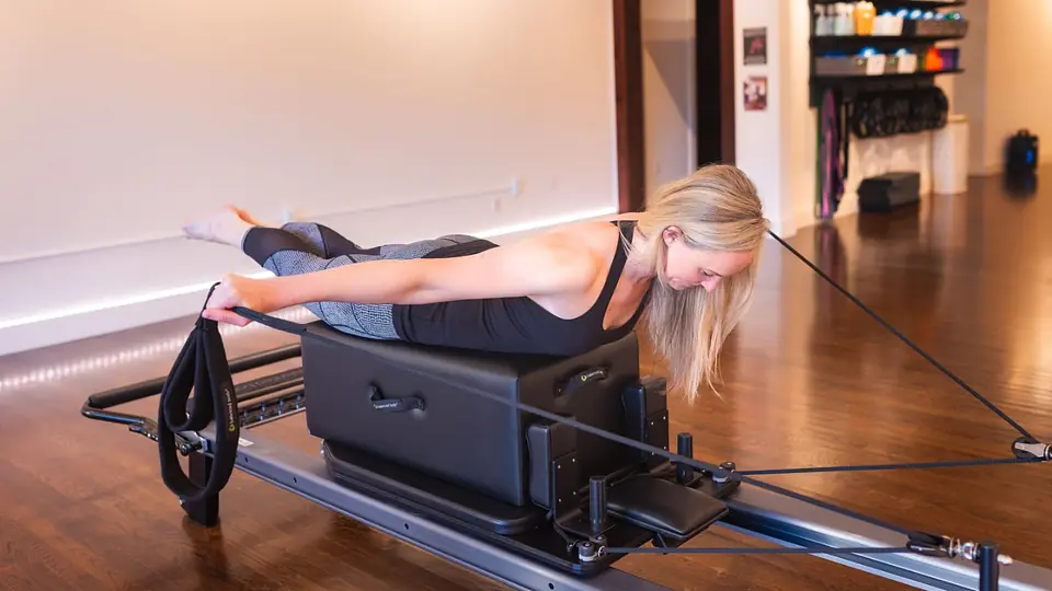 Reformer detail in the studio